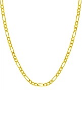 superb mini figaro link gold necklace for babies and children